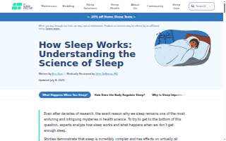 Sleep Clinic website