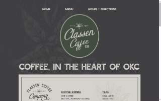 Classen Coffee Co. website