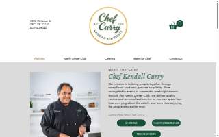 Chef Curry To Go website