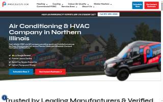 PrecisionAir Oklahoma City HVAC Repair website