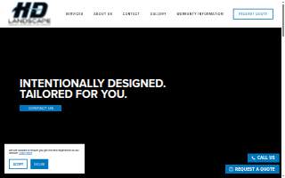 High Definition Lawn and Landscape website