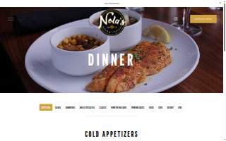 Nola's ...Creole & Cocktails website