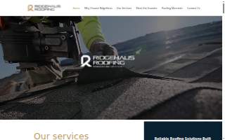 Ridgehaus Roofing website