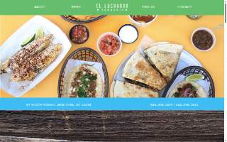 Luchador Coffee website