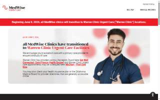 MedWise Urgent Care of Sand Springs website
