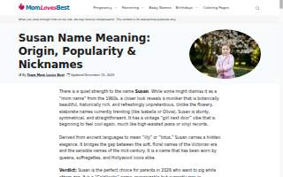 Susan's Hair & Beauty Salon website