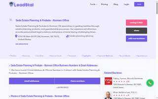 Seda Estate Planning & Probate - Norman Office website