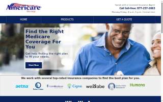 Americare Heat & Air website