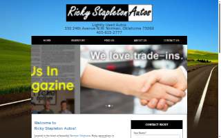 Ricky Stapleton Autos website