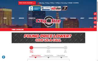 Tire Experts website