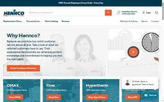 Henco Plumbing Services website