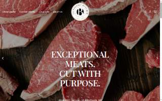 Butcher Block Catering website