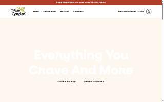 Olive Garden Italian Restaurant of Mankato website