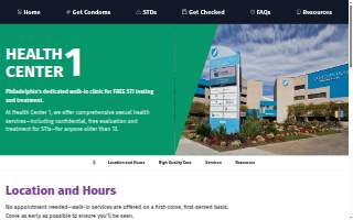 Health Center 1 website