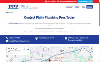 Philly Plumbing Pros website