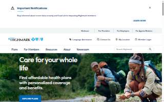 Highmark Plumbing Service website