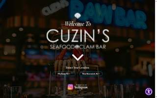 Cuzin’s Pub & Grill website