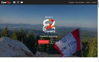 CoreFit Chiropractic website
