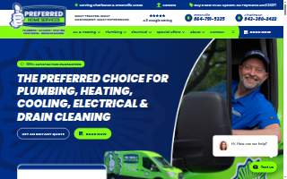 Preferred Home Services of North Charleston website