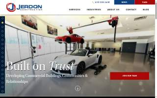Jerdon Construction website