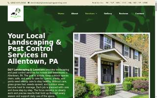 D&Y Landscaping & Lawncare website
