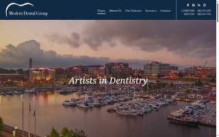 Modern Dental Group website