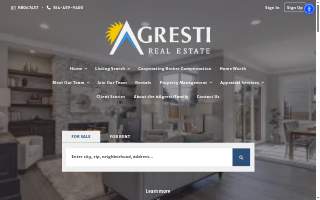 Agresti Real Estate website