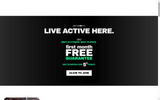 Erie Fitness NOW website