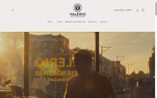 Valerio's Catering website