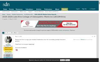 LECOM Health Eastside Medical Center website