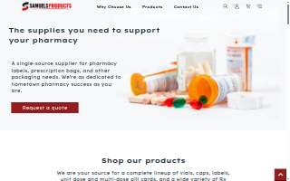 Samuels Sinclair Dental Center website