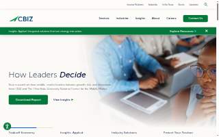 CBIZ of Providence website
