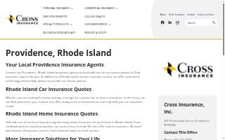 Cross Insurance of Providence website