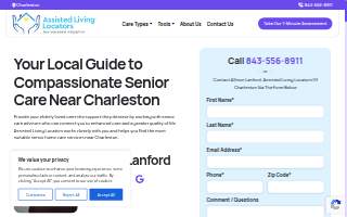 Assisted Living Locators of Charleston website