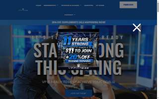 VP Fitness website
