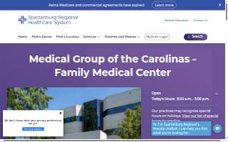 Medical Group of the Carolinas - Family Medical Center website