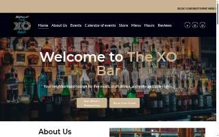 The XO Bar website