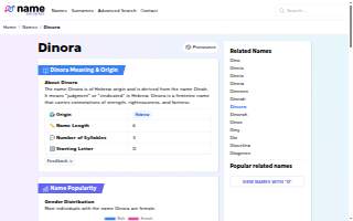 Dinora's catering website