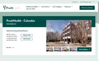PruittHealth - Columbia website