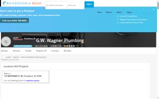 G.W.Wagner Plumbing,LLC website