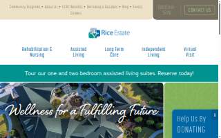 Rice Estate website