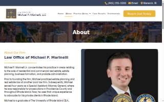 Law Office of Michael P. Marinelli, LLC website