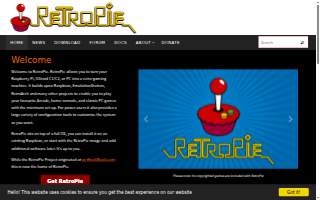 The Retro Bar website