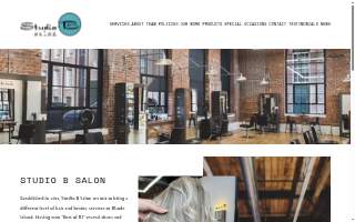 Studio B Salon website
