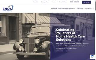 Enos Chiropractic Center website