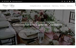 Emery's Catering Services website