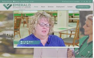 Emerald Nursing & Rehab Omaha website