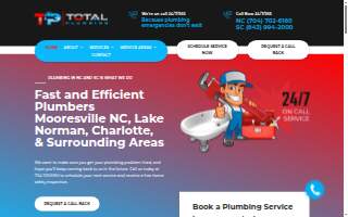 Total Plumbing and Electric website