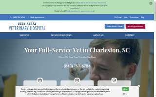 Bees Ferry Veterinary Hospital website