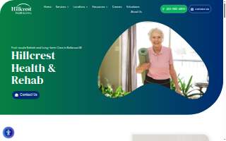 Hillcrest Health & Rehab website